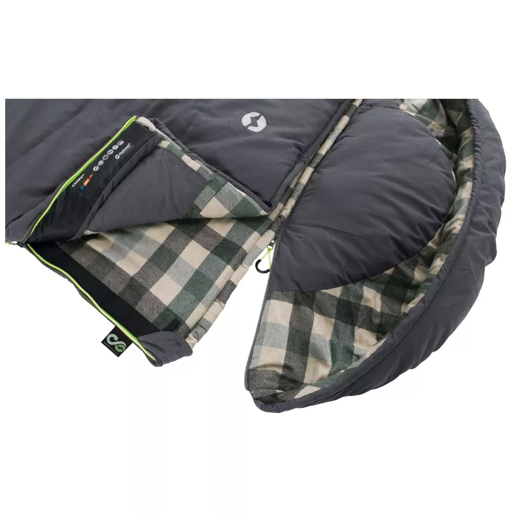 Deckenschlafsack Outwell Camper, Reissverschluss Links – Bild 3