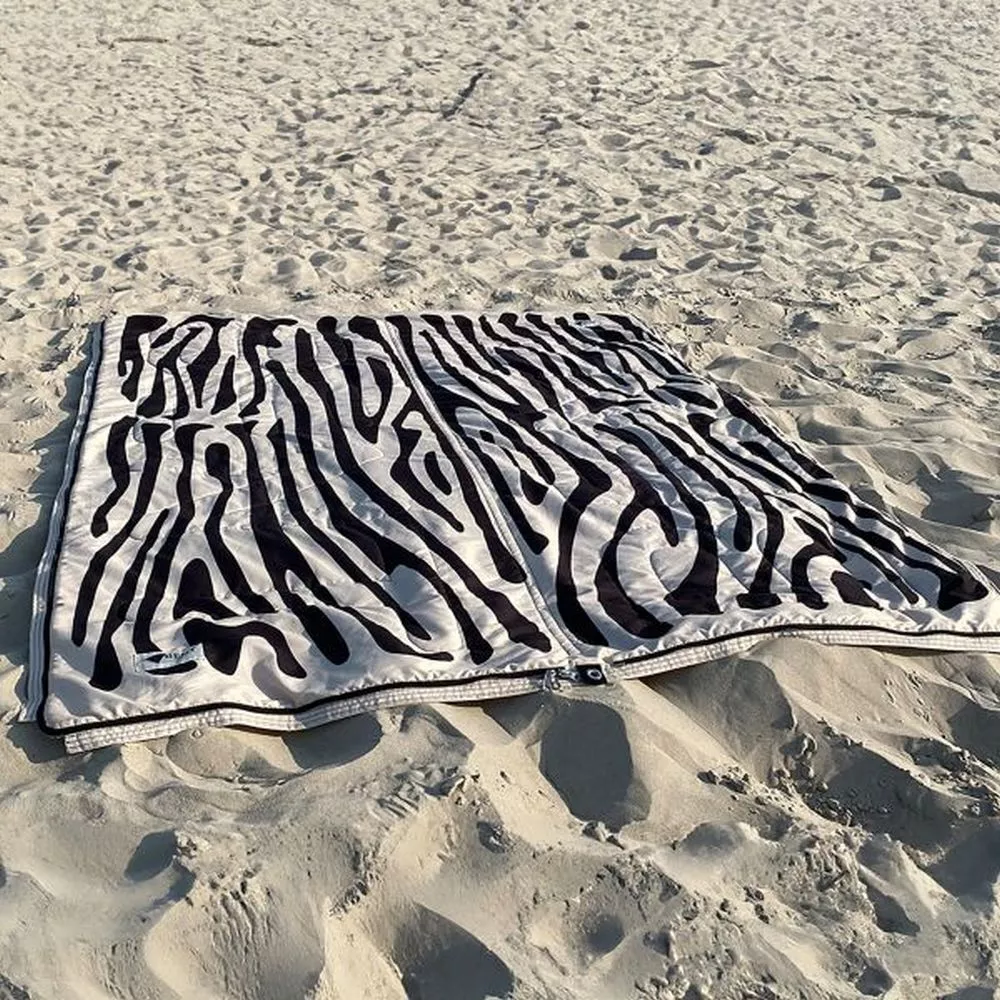 Schlafdecke Bent Vanlife Schlafsack Bentcho; Zebra Druck – Bild 3