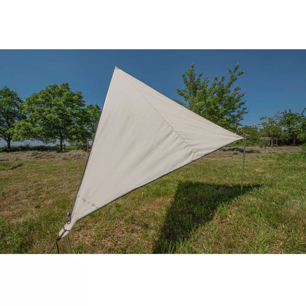 Sonnensegel Bent TC-Zip-Canvas Single, Sand – Bild 3