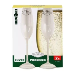 Camping-Gläser Brunner Proseccoglas Set Cuvée
