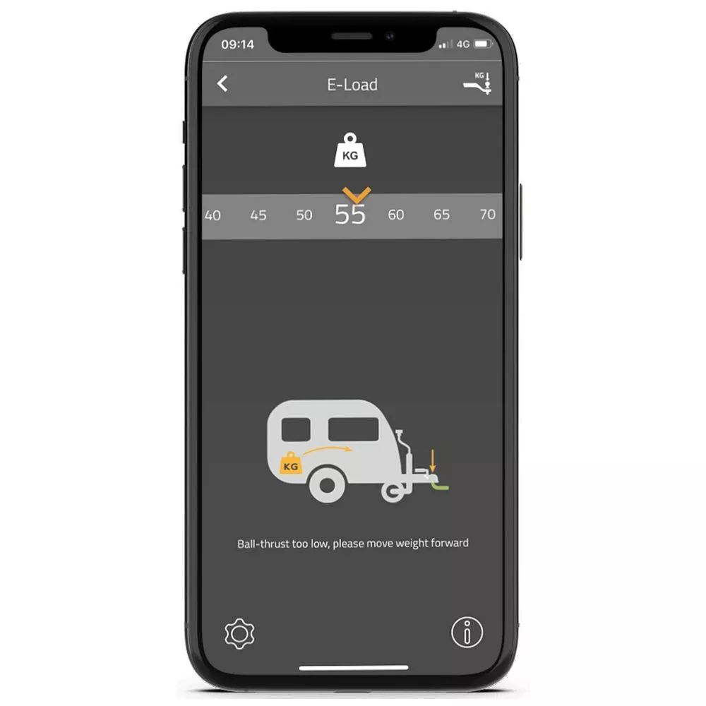 E-Trailer E-Load Deichsellaufrad Mit Stützlastermittlung – Bild 9