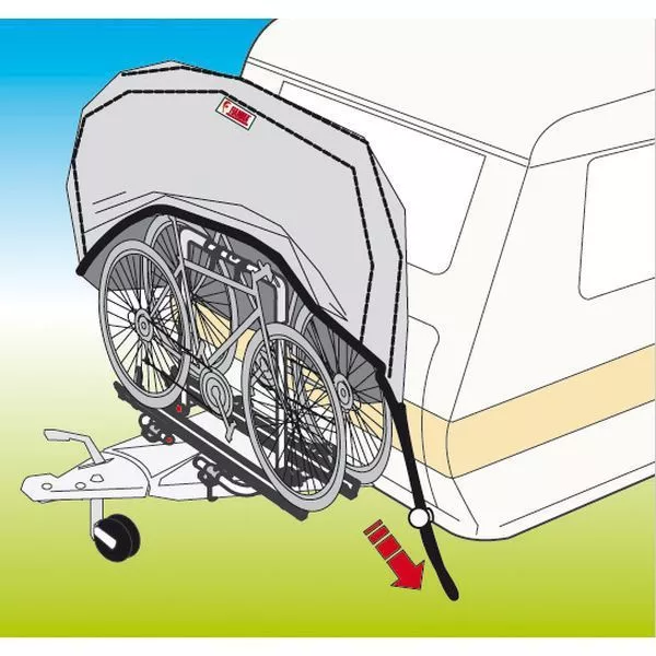 Fahrradschutzhülle, Veloschutzhülle Fiamma Bike Cover Caravan – Bild 2