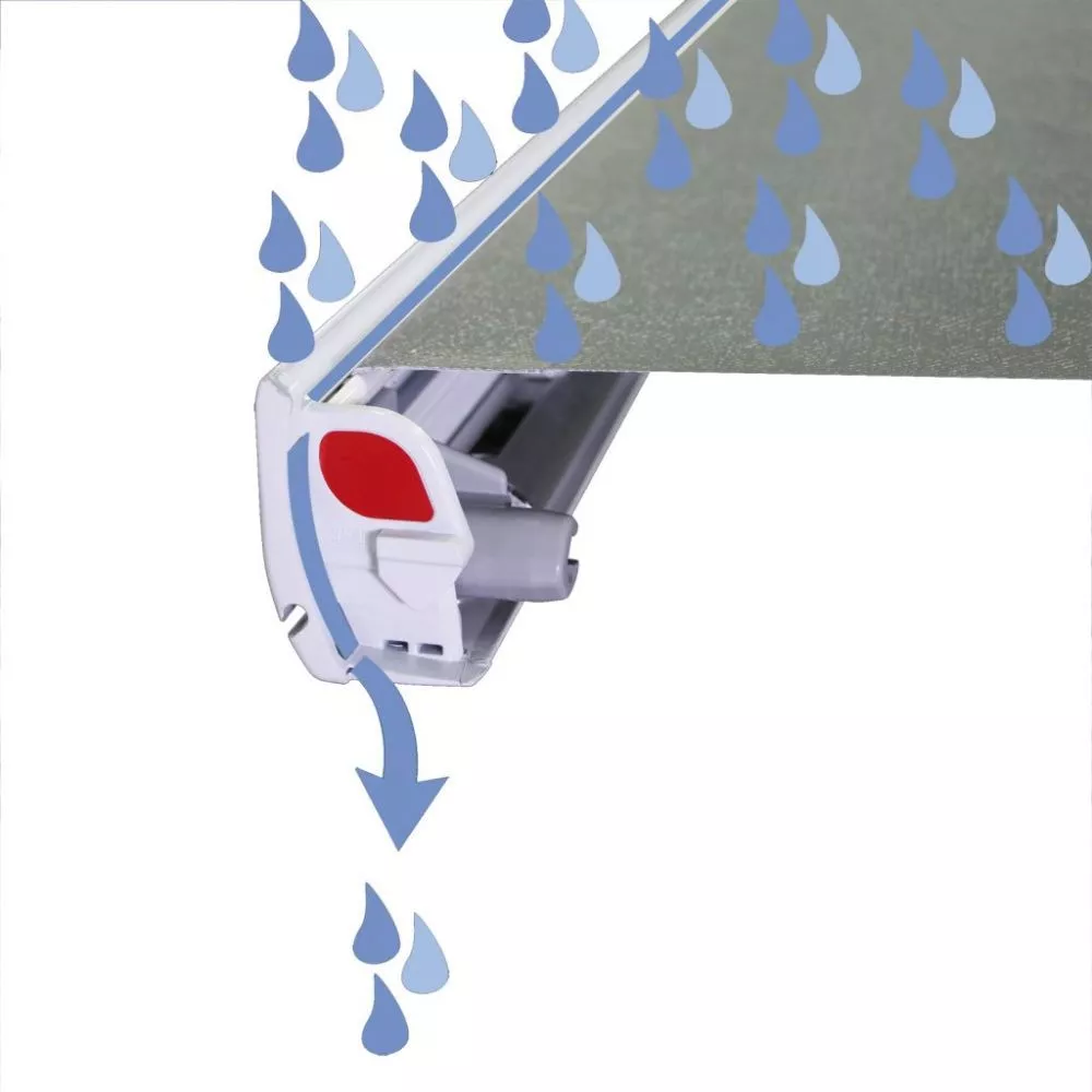 Markise Fiamma F45S 350, Tuch: Royal Grey, Gehäuse: Polar White – Bild 7