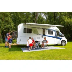 Markise Fiamma F45S 450, Tuch: Royal Blue, Gehäuse: Polar White