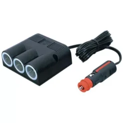 Adaptersteckdose PRO CAR Dreifachsteckdose Mit Universalstecker