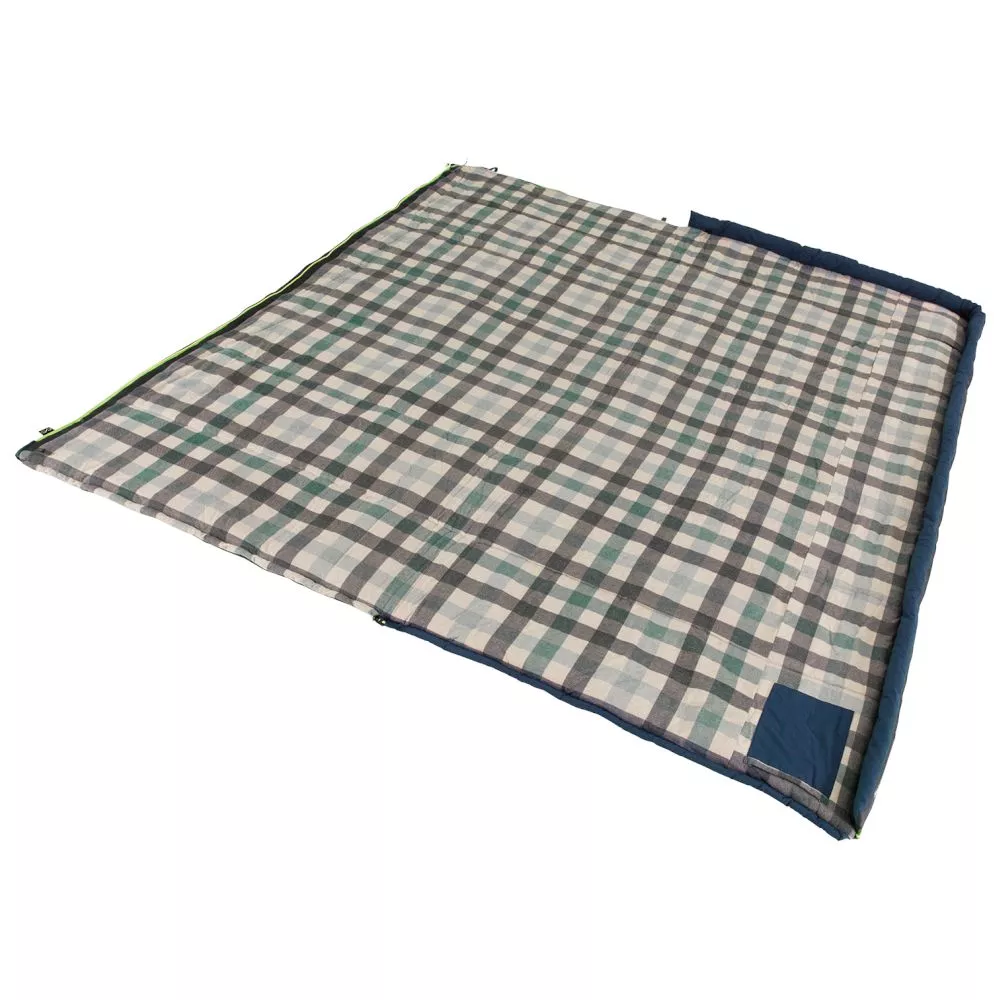 Deckenschlafsack Outwell Camper Lux, Reissverschluss Links – Bild 4