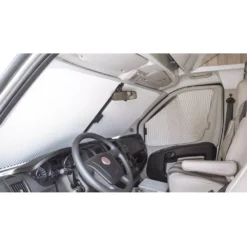 Plissee Frontscheiben-Verdunkelung Remis REMIfront IV Für Fiat Ducato 290, BJ 2014 - 2021, Beige