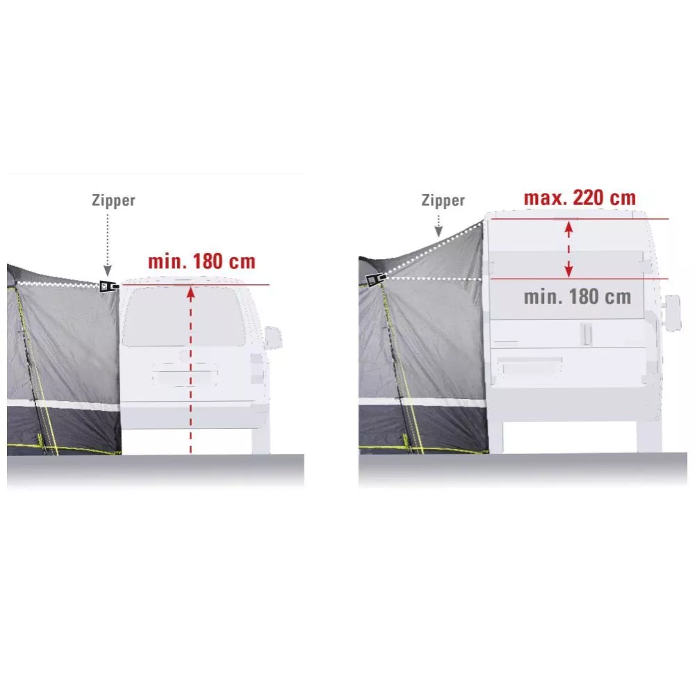 Freistehendes Buszelt High Peak Trentino 2.0 – Bild 8